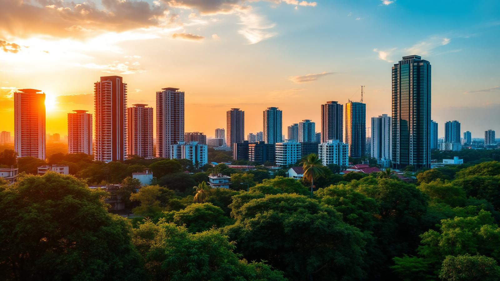 Bangalore skyline